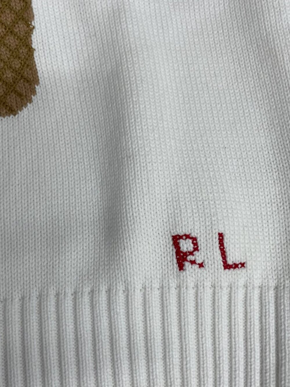 Polo Ralph Lauren Bear Embroidered Crew Neck Knit Sweater - Picture 8 of 9
